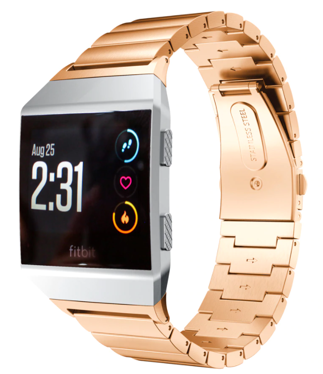 Fitbit Ionic Metal Strap Rose Gold