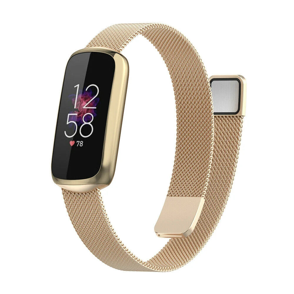 Fitbit Luxe Milanese Strap (Champagne Gold)