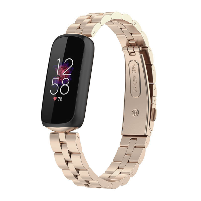 Fitbit Luxe Steel Strap Champagne