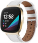 Fitbit Sense Leather Strap (White) Fitbit Sense Leather Strap (White)
