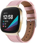 Fitbit Sense Leather Strap (Pink) Fitbit Sense Leather Strap (Pink)