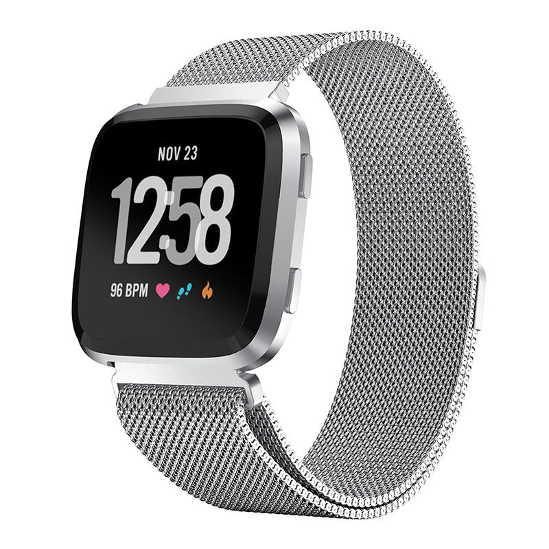 Fitbit Versa Versa 2 Milanese Strap Silver