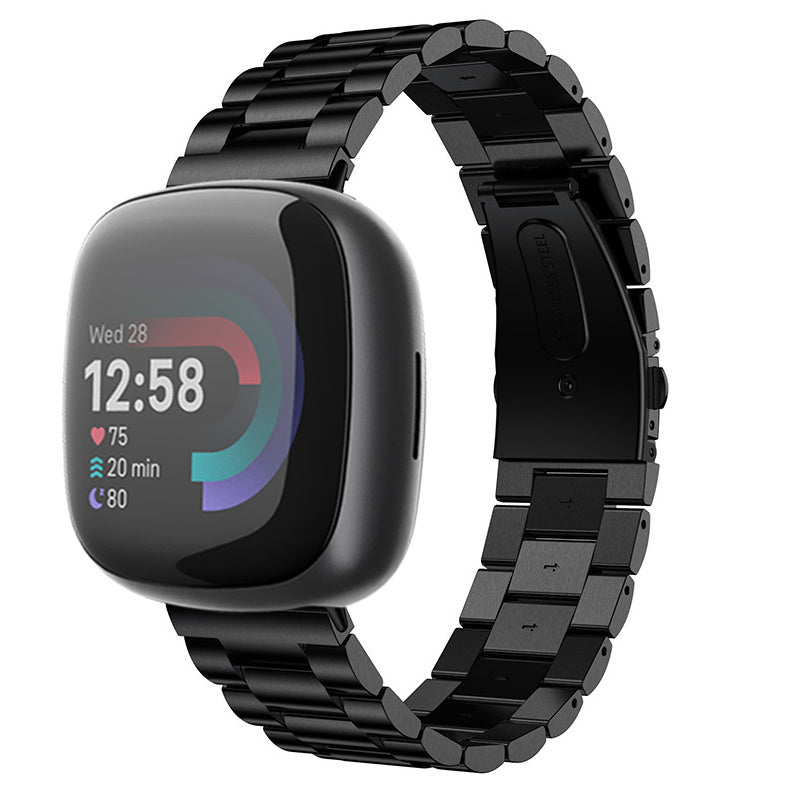 Fitbit Sense 2 Steel Strap Black