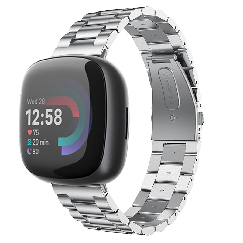 Fitbit Sense 2 Steel Strap Silver