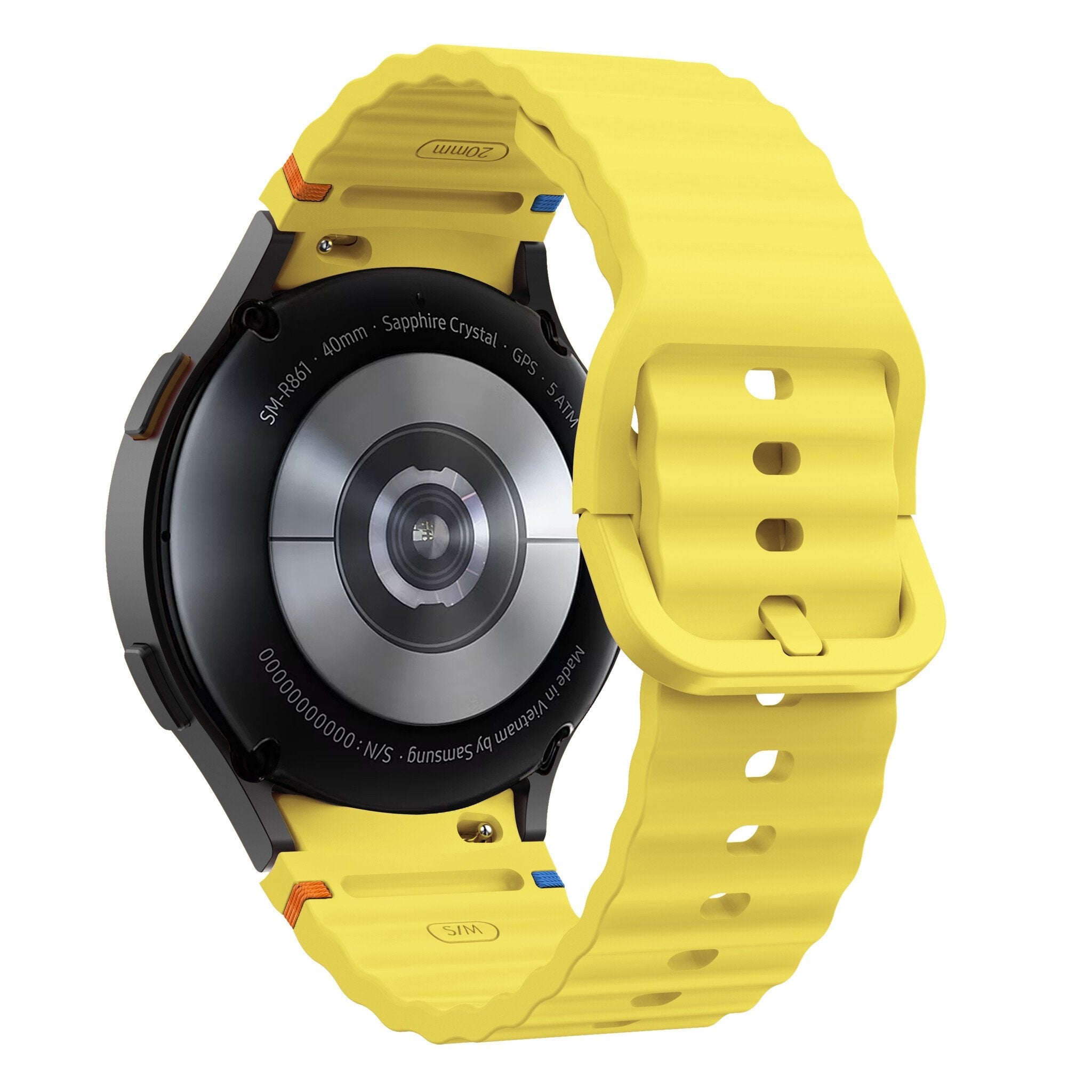 Samsung Galaxy Watch 5 44mm Wave Strap (Flash Yellow)