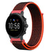 Fossil Gen 5 Nylon Strap (Black/Orange) Fossil Gen 5 Nylon Strap (Black/Orange)