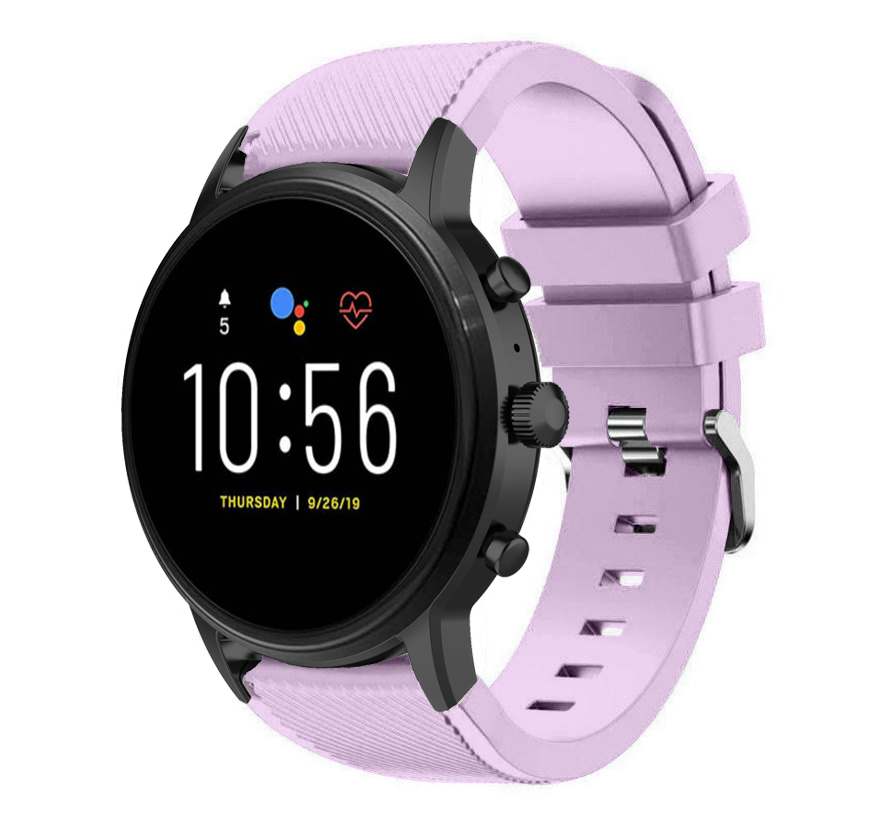 Fossil Gen 5 Silicone Strap Lilac