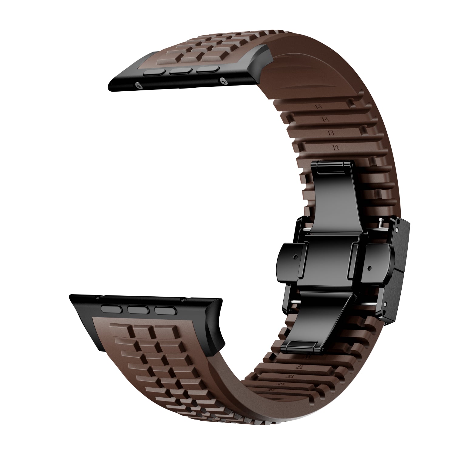 Apple Watch Premium Silicone Strap (Brown)
