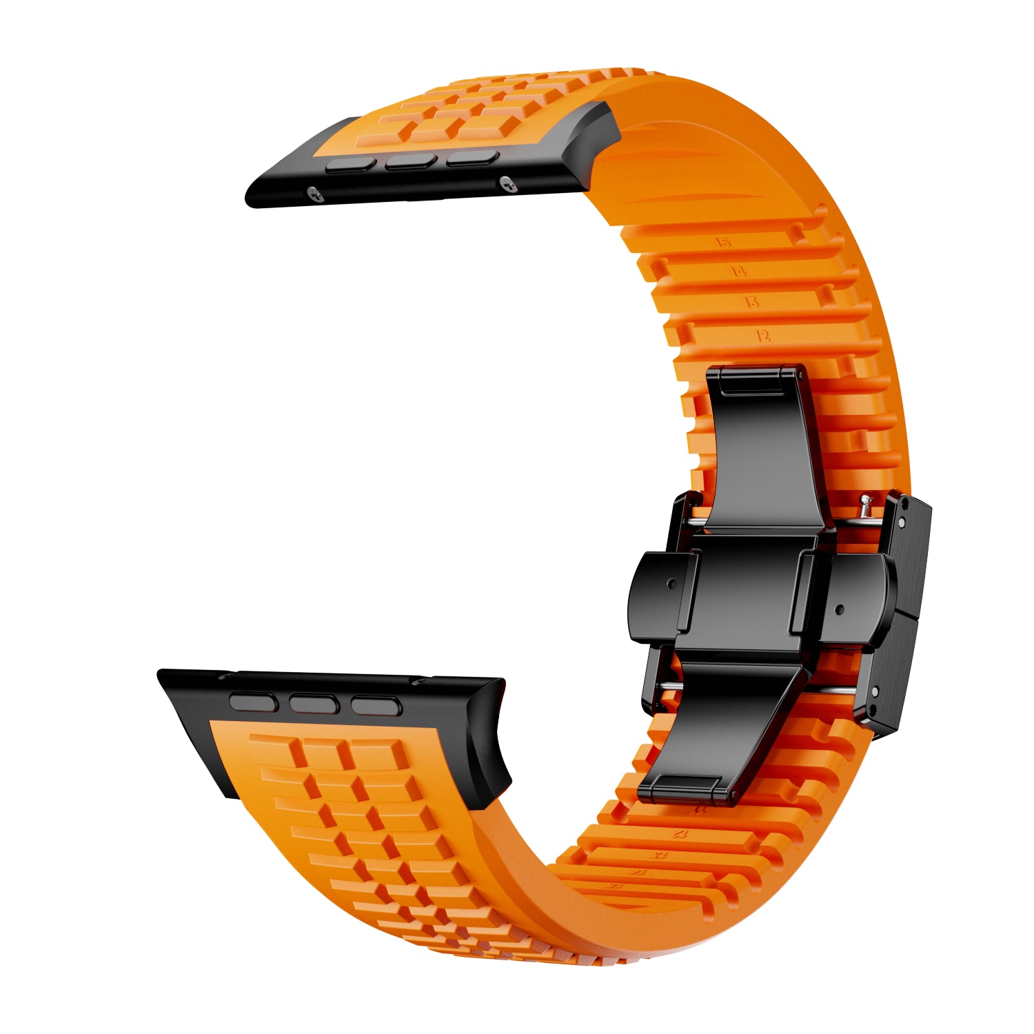 Apple Watch Premium Silicone Strap (Orange)