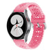 Samsung Galaxy Watch 4 44mm Patterned Silicone Strap (Bright Pink) Samsung Galaxy Watch 4 44mm Patterned Silicone Strap (Bright Pink)