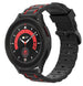 Samsung Galaxy Watch 5 Pro Silicone Strap Tough (Black/Red) Samsung Galaxy Watch 5 Pro Silicone Strap Tough (Black/Red)
