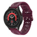 Samsung Galaxy Watch 5 Pro Silicone Strap Patterned (Burgundy) Samsung Galaxy Watch 5 Pro Silicone Strap Patterned (Burgundy)