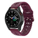 Samsung Galaxy Watch 4 Classic 46mm Patterned Silicone Strap (Bordeaux Red) Samsung Galaxy Watch 4 Classic 46mm Patterned Silicone Strap (Bordeaux Red)