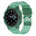 Samsung Galaxy Watch 4 Classic 46mm Silicone Strap with Frame (Transparent Green) Samsung Galaxy Watch 4 Classic 46mm Silicone Strap with Frame (Transparent Green)