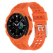 Samsung Galaxy Watch 4 Classic 46mm Silicone Strap with Frame (Orange) Samsung Galaxy Watch 4 Classic 46mm Silicone Strap with Frame (Orange)