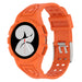 Samsung Galaxy Watch 4 40mm Silicone Strap with Frame (Orange) Samsung Galaxy Watch 4 40mm Silicone Strap with Frame (Orange)