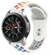 Samsung Galaxy Watch 46mm Sport Strap (White/Rainbow) Samsung Galaxy Watch 46mm Sport Strap (White/Rainbow)