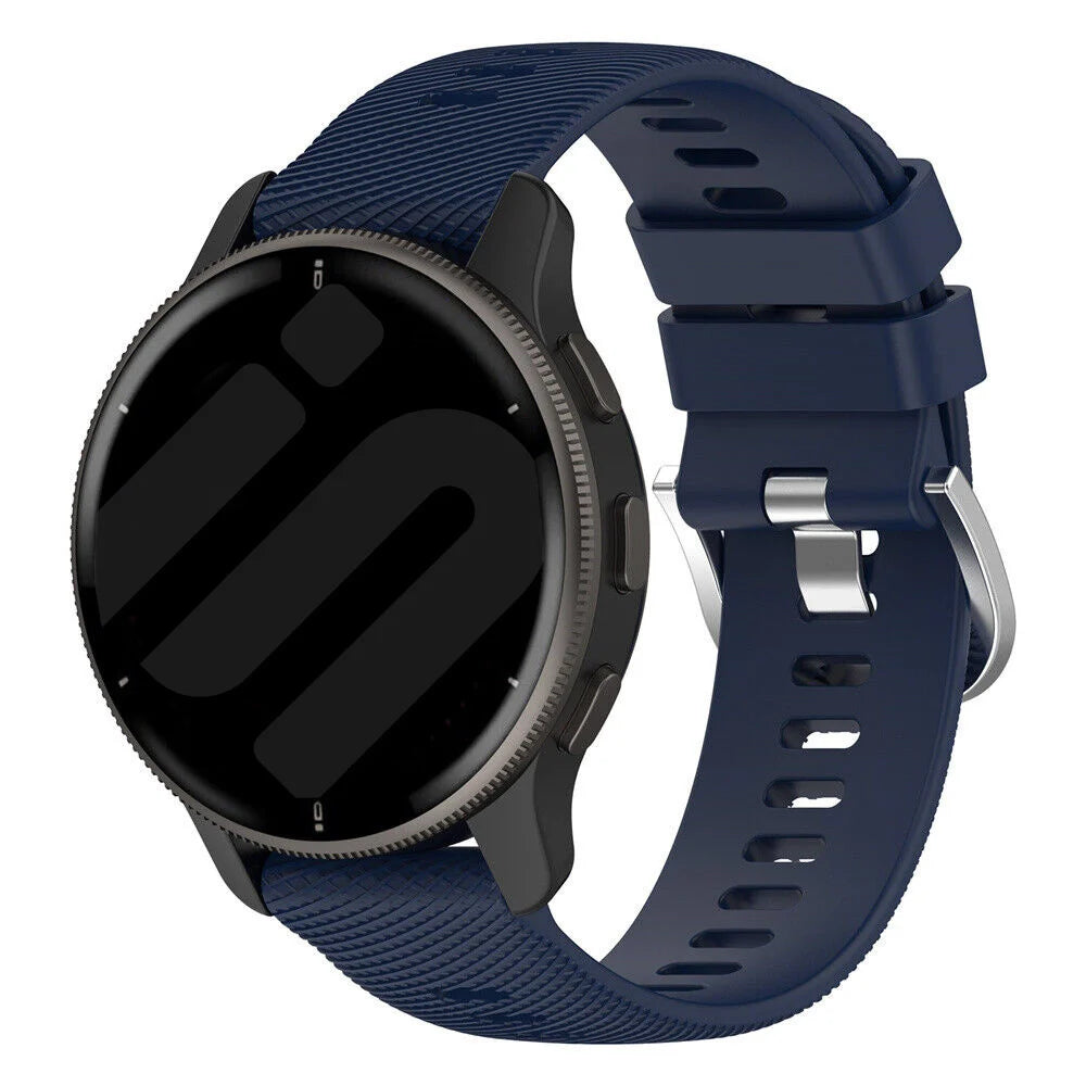 Garmin Vivoactive 6  Silicone Strap (Dark Blue)