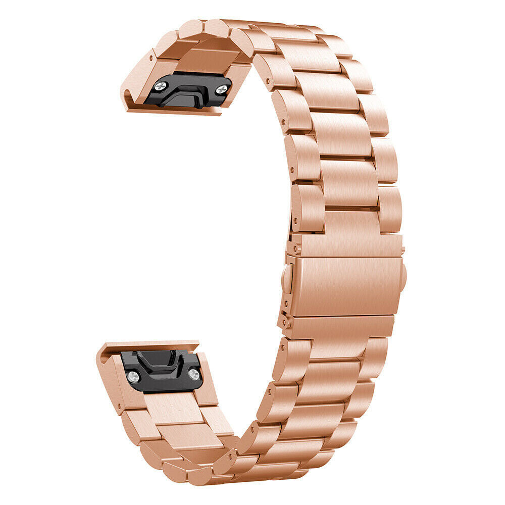 Garmin Forerunner 970 Steel Strap (Rose Gold)