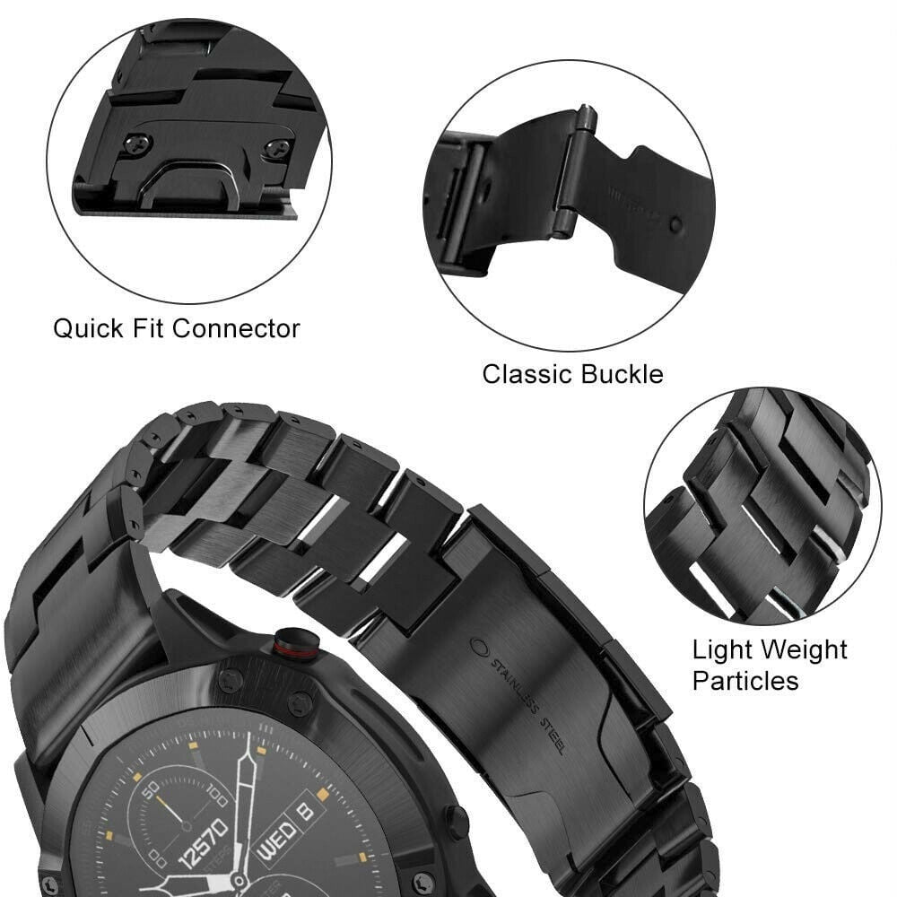 Garmin MARQ Titanium Strap (Black)