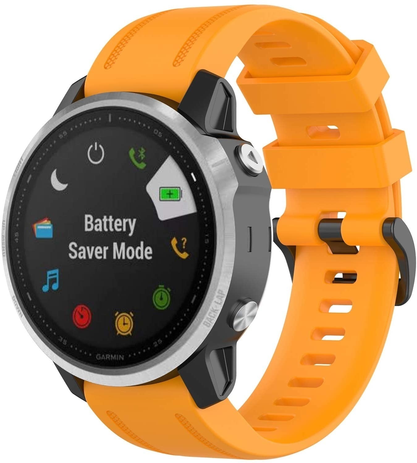 Garmin Fenix 5s 6s Silicone Strap Orange