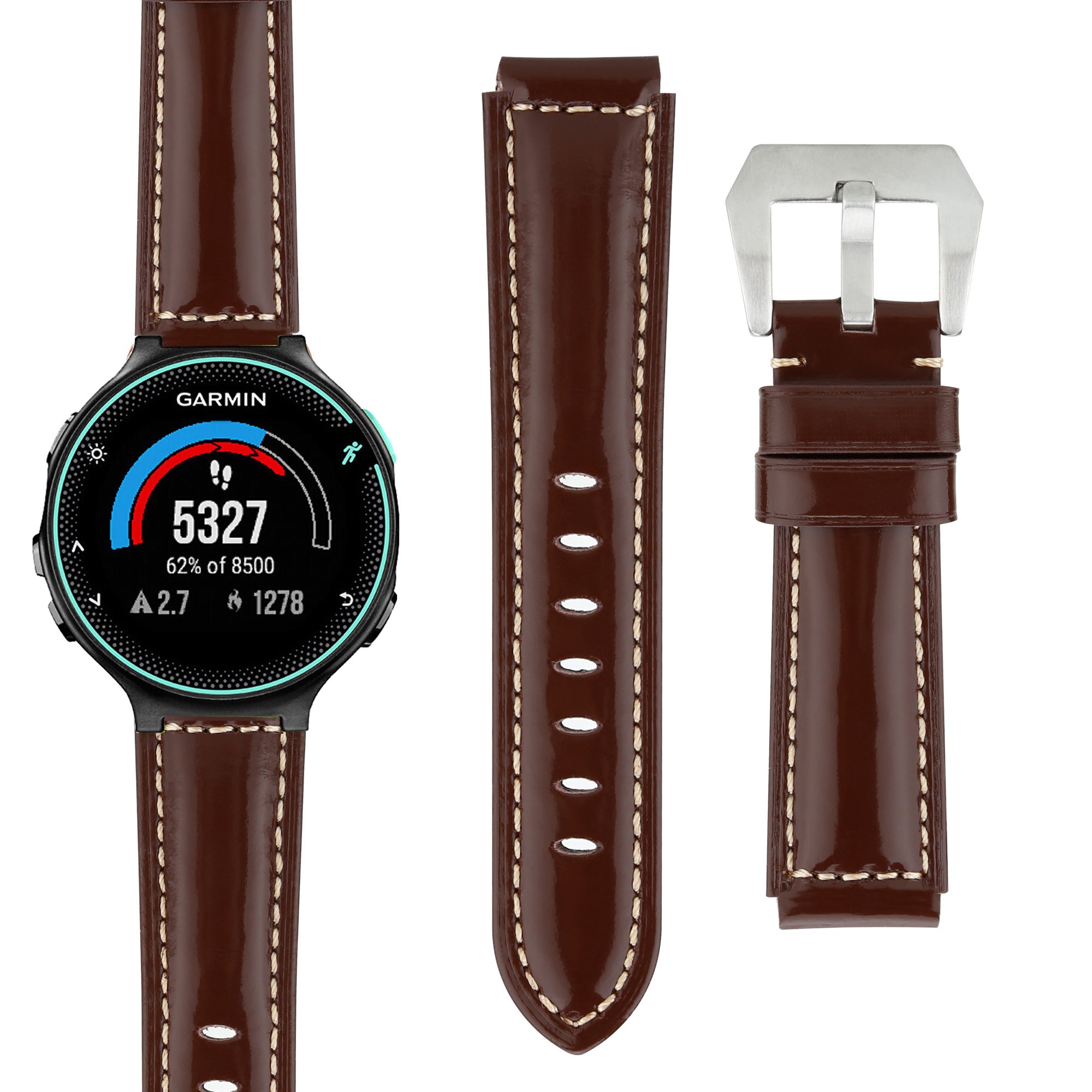 Garmin Forerunner 235 Leather Strap Brown