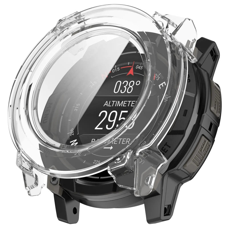 instinct 3 45mm hard case glass transparent
