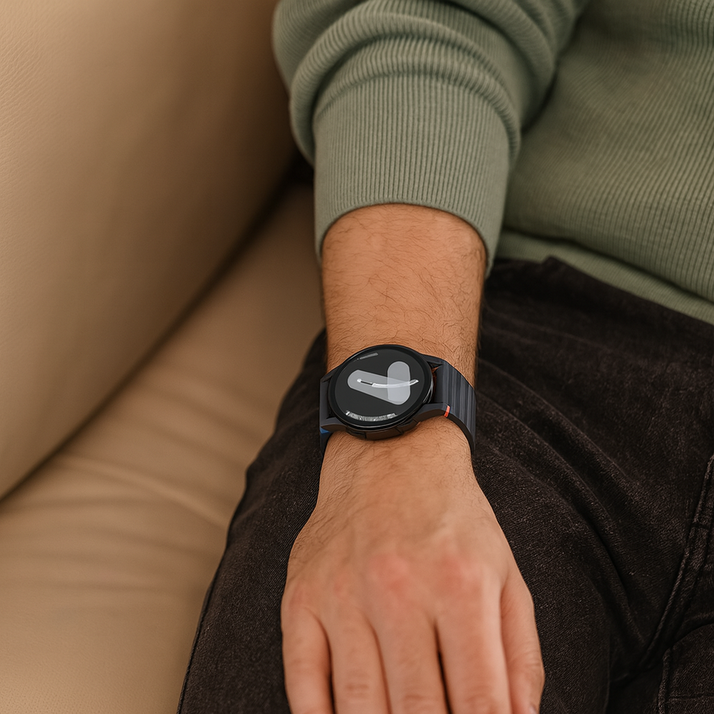 Samsung Galaxy Watch 4 Classic 46mm Wave Strap (Graphite)
