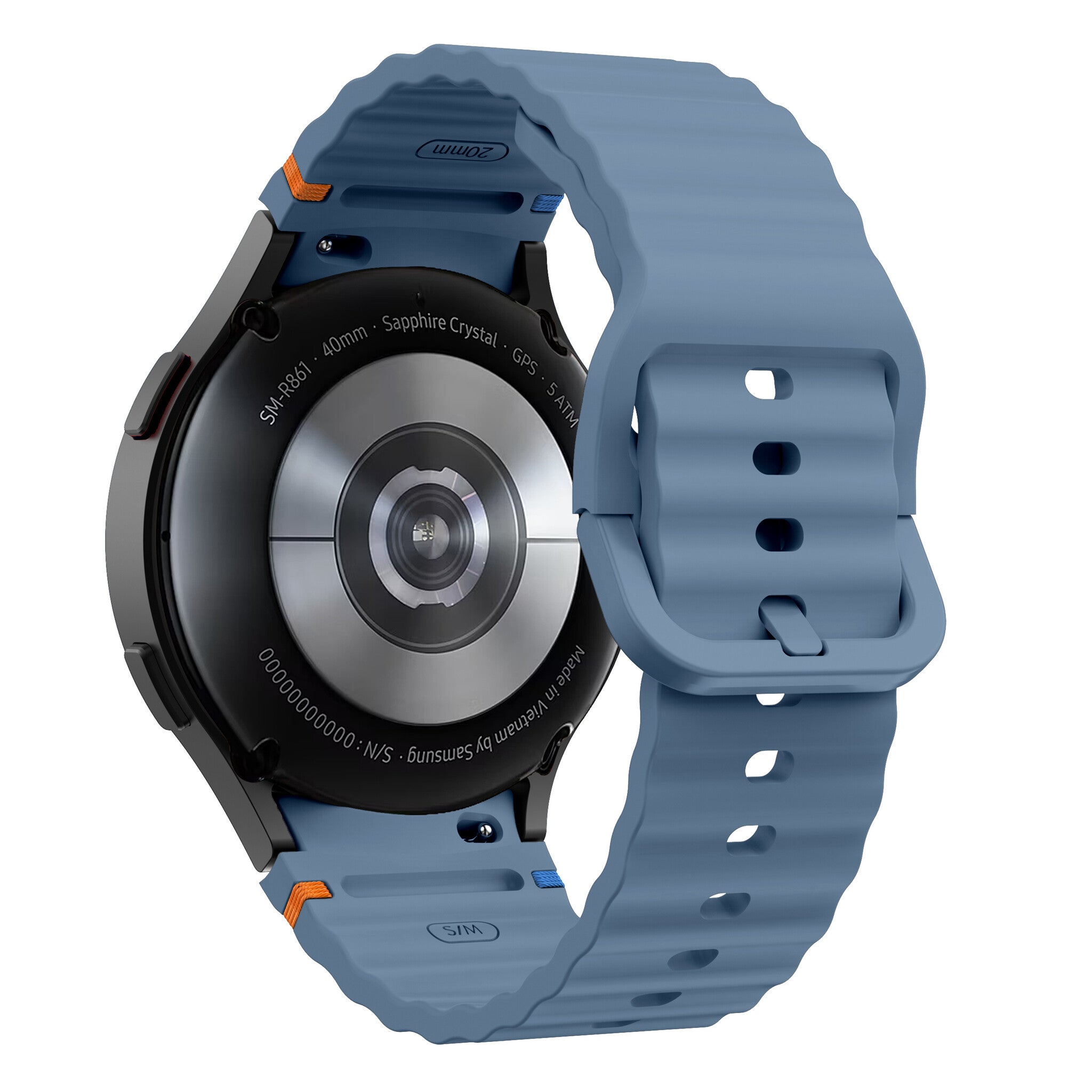 Samsung Galaxy Watch 4 40mm Wave Strap (Greyblue)