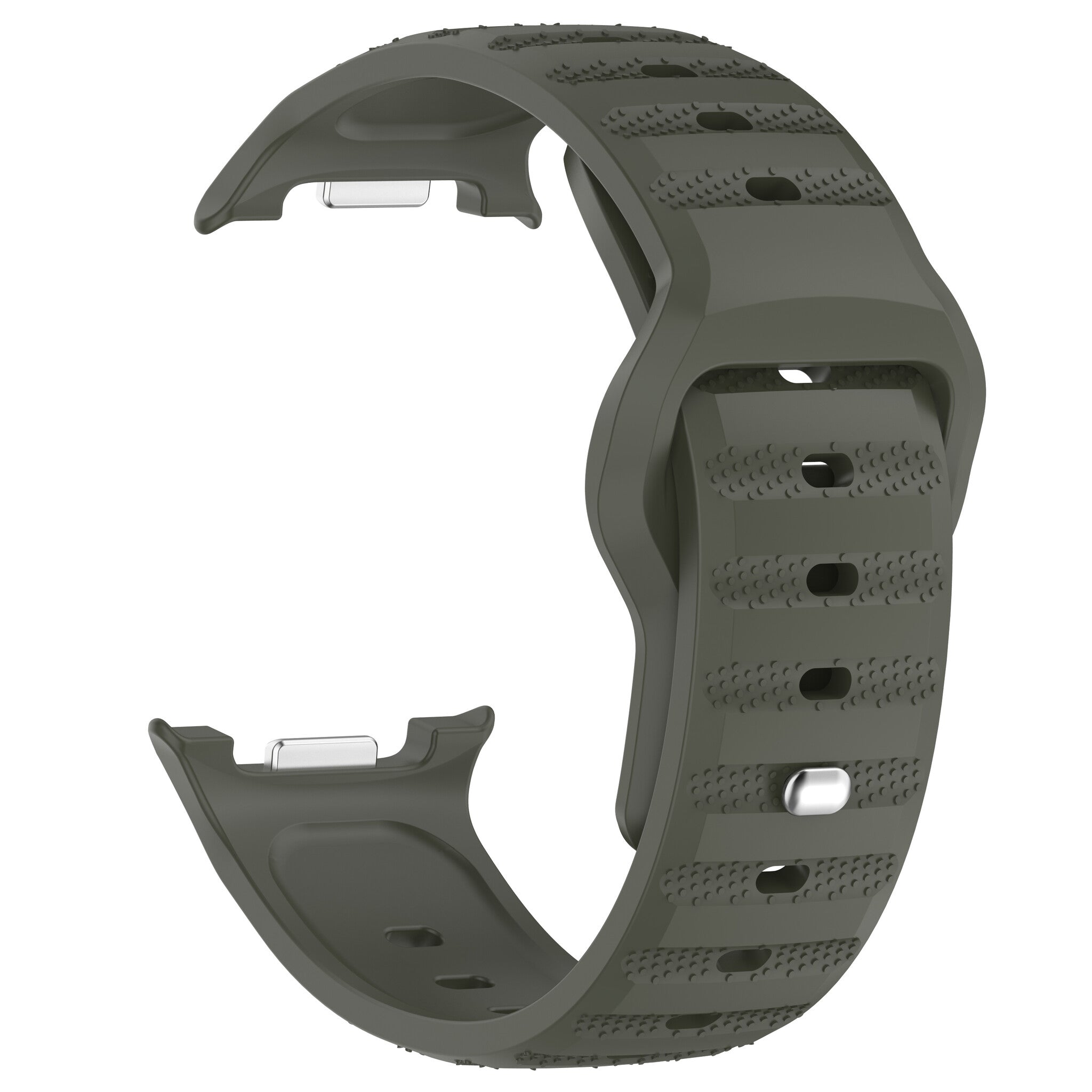 Samsung Galaxy Watch 8 - 40mm Outdoor Silicone Strap (Dark Green)