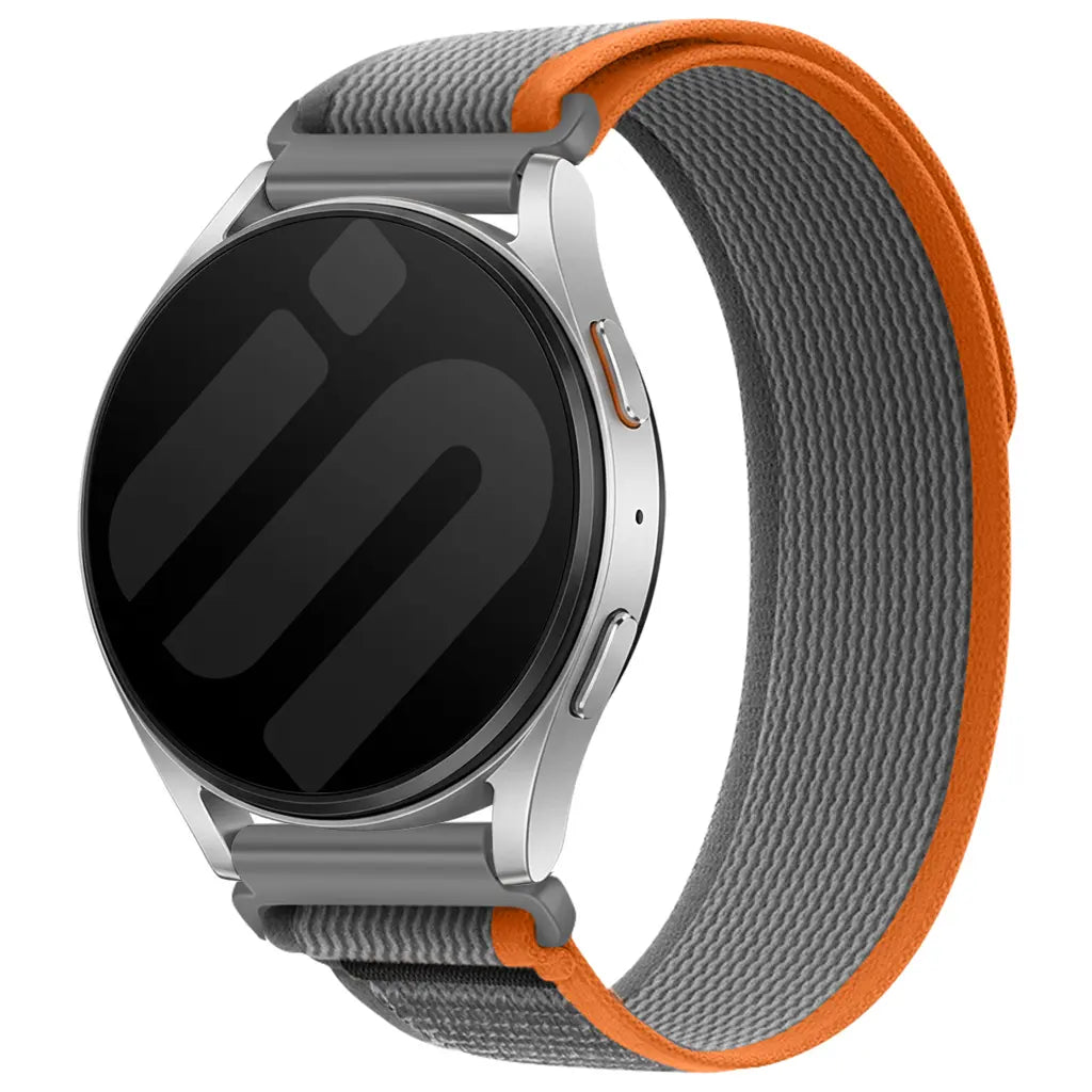Amazfit Active 3 Premium Trail Nylon Strap (Grey/Orange)