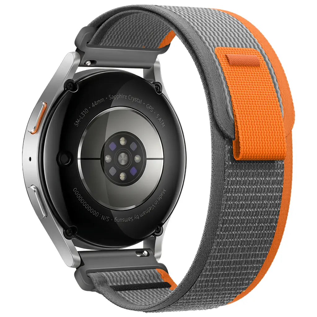 Amazfit Active 3 Premium Trail Nylon Strap (Grey/Orange)