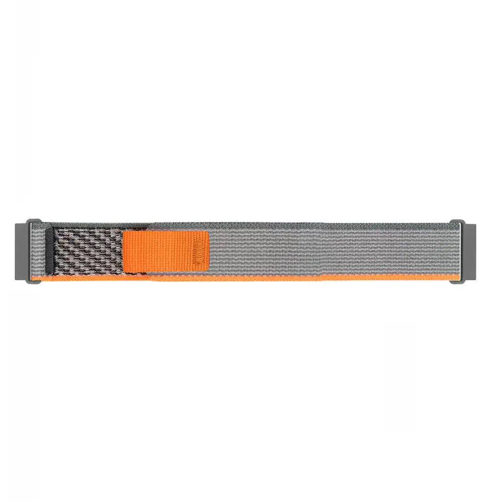 Garmin Vivomove Luxe Trail Nylon Strap (Grey/Orange)