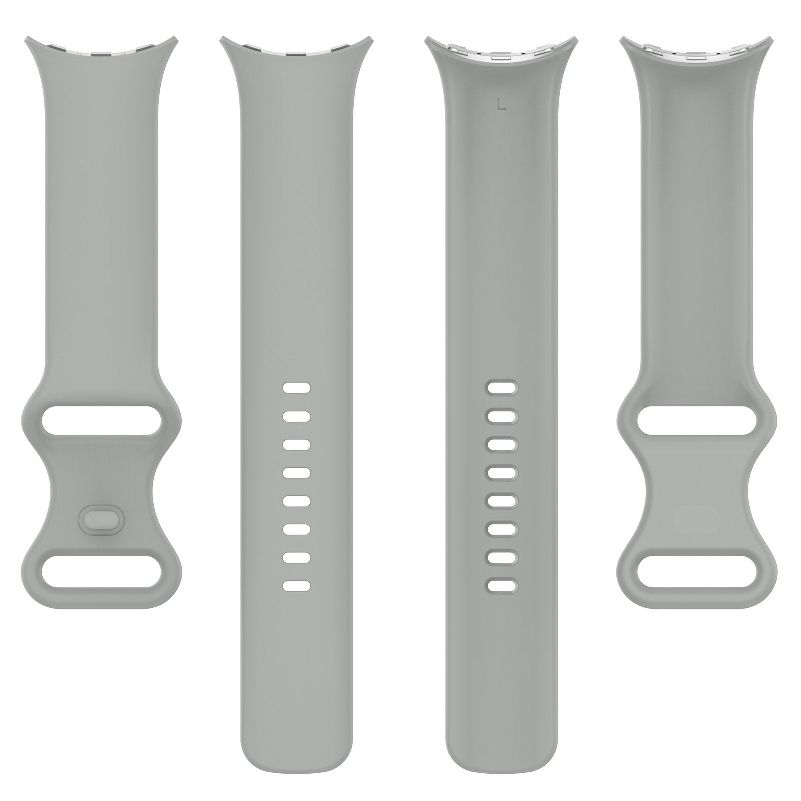 Google Pixel Watch 4 - 45mm Silicone Classic Strap (Grey)