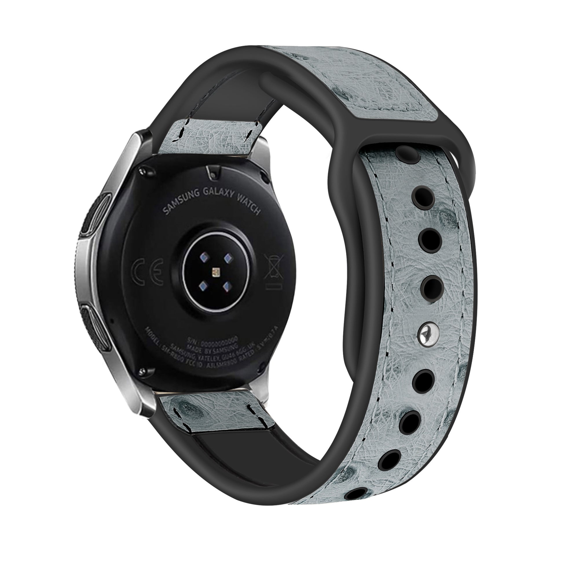 Coros Pace 2 Leather Hybrid Strap (Grey)