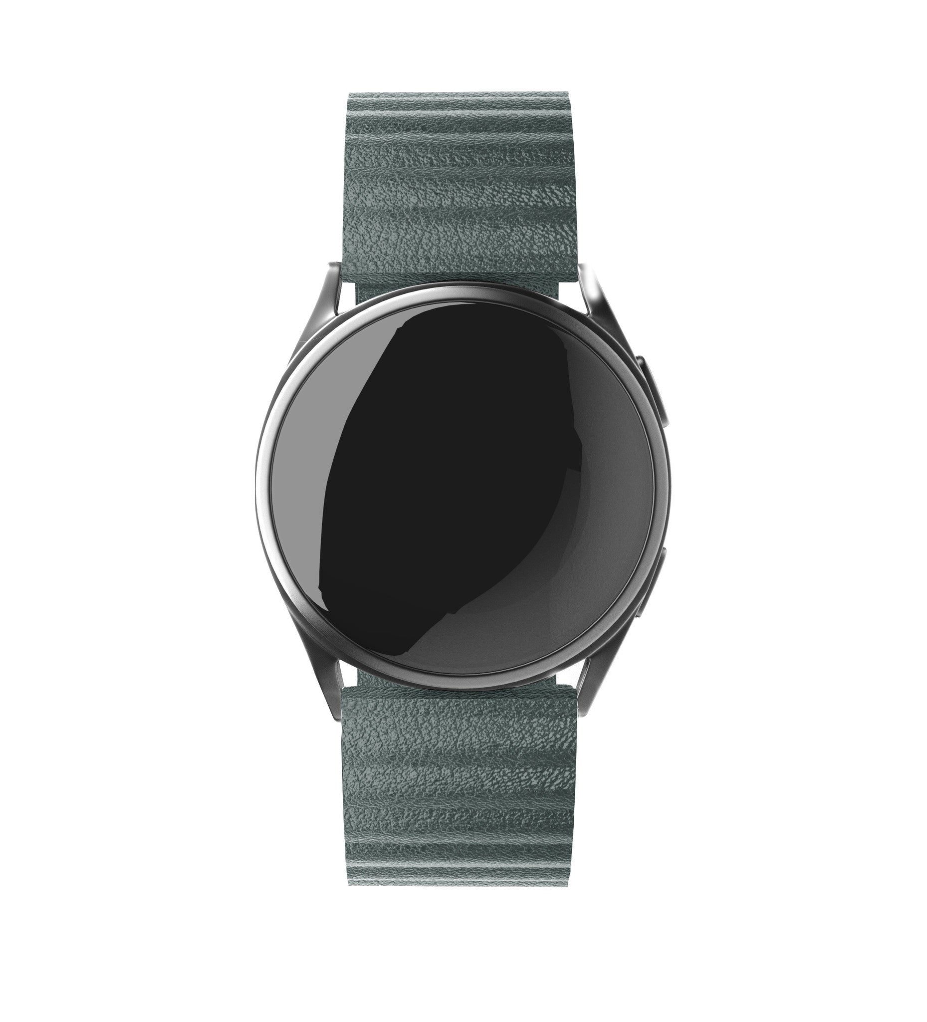 Withings ScanWatch Nova Leather Loop Strap (Pine Green)