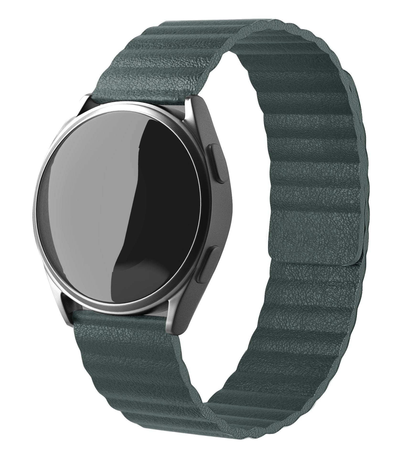 Coros Pace 2 Leather Loop Strap (Pine Green)