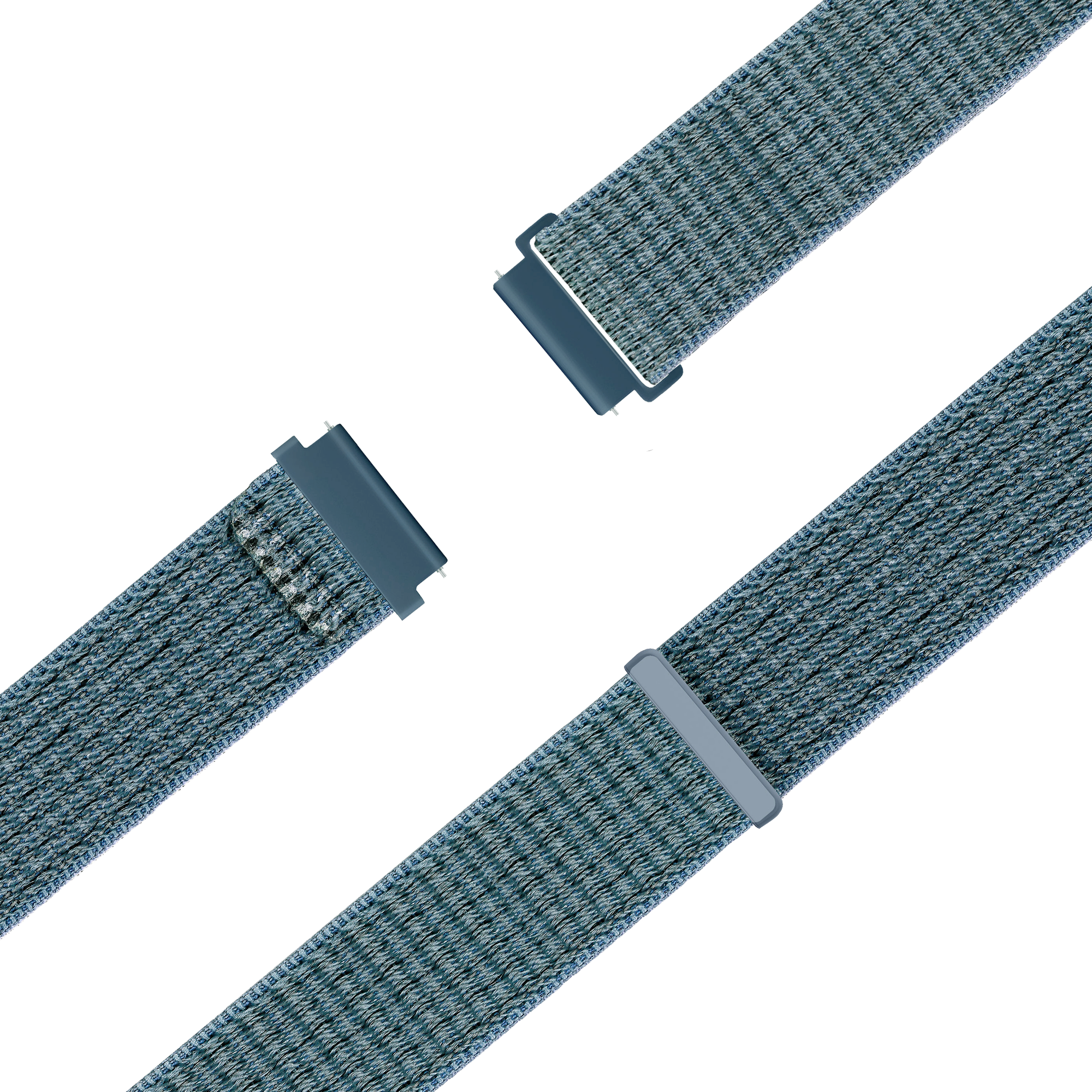 Bandz Garmin Venu 2s Nylon Loop Strap (Green-Grey)