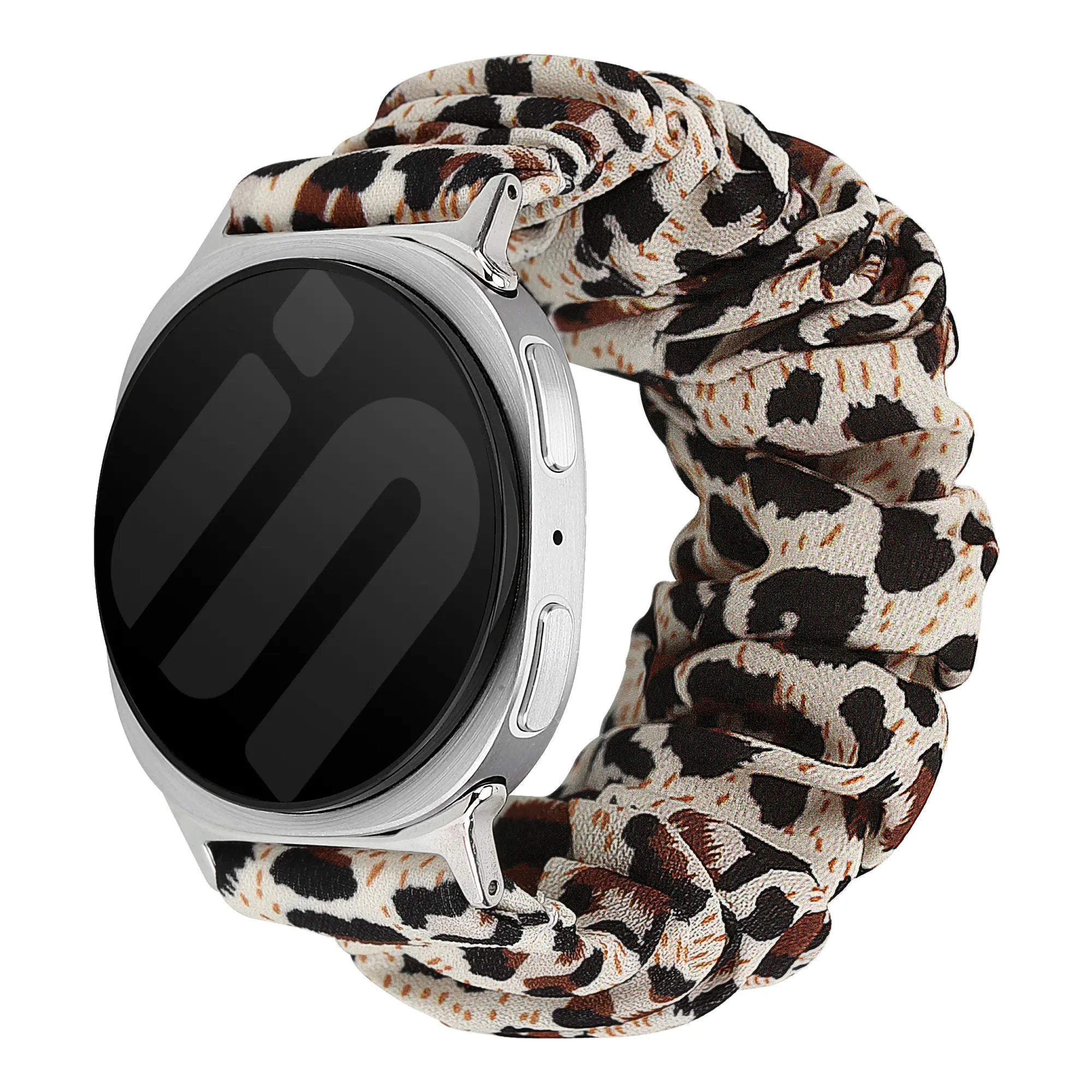 Samsung Galaxy Watch 8 - 44mm Scrunchie Strap (Leopard)