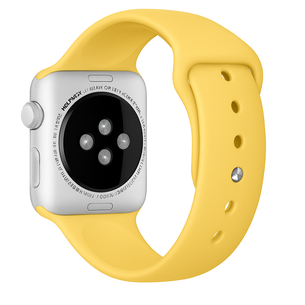 Apple Watch Silicone Strap (Yellow)