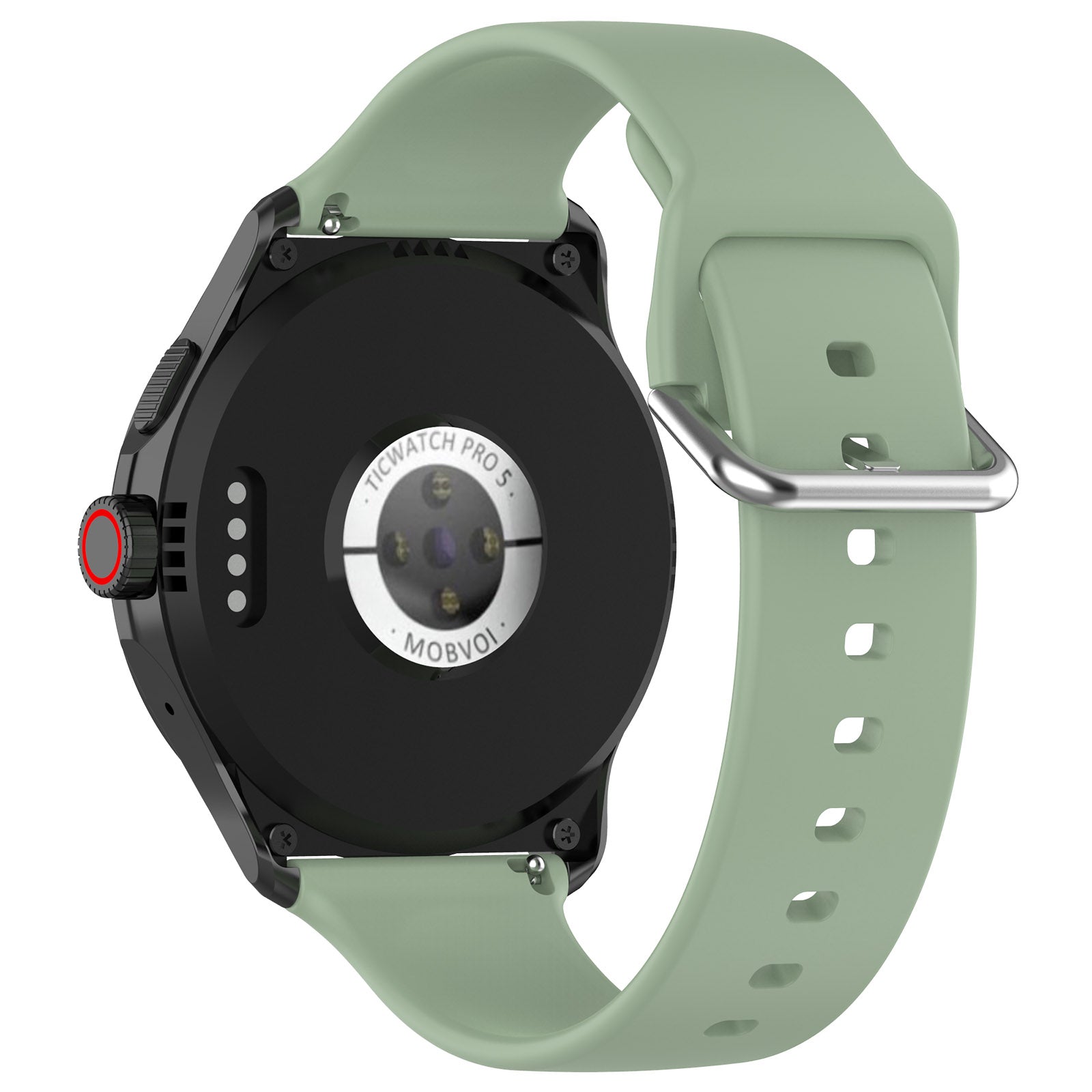 TicWatch Pro 5 Enduro Silicone Buckle Strap (Green)