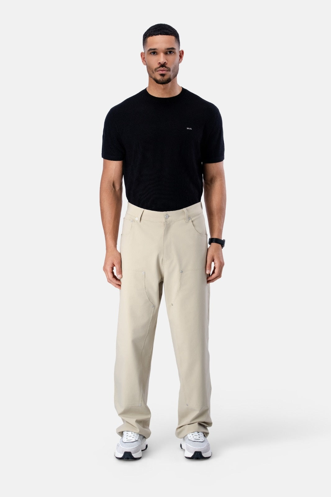 BALR. Apple Watch Leather Strap (Black)