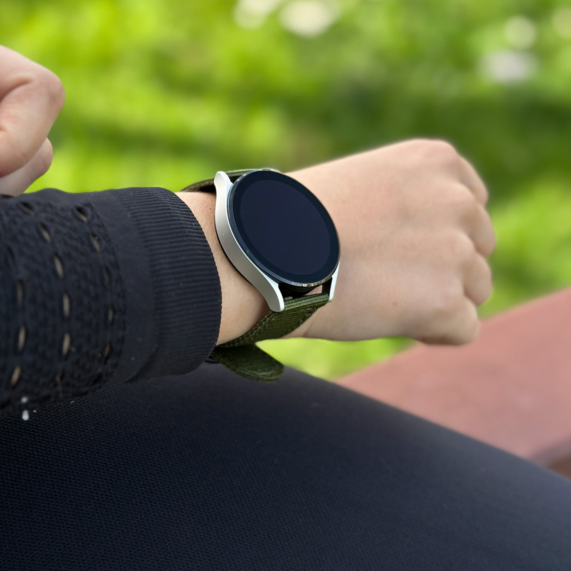 Redmi Watch 5 Lite Nylon Buckle Strap (Black/Grey)