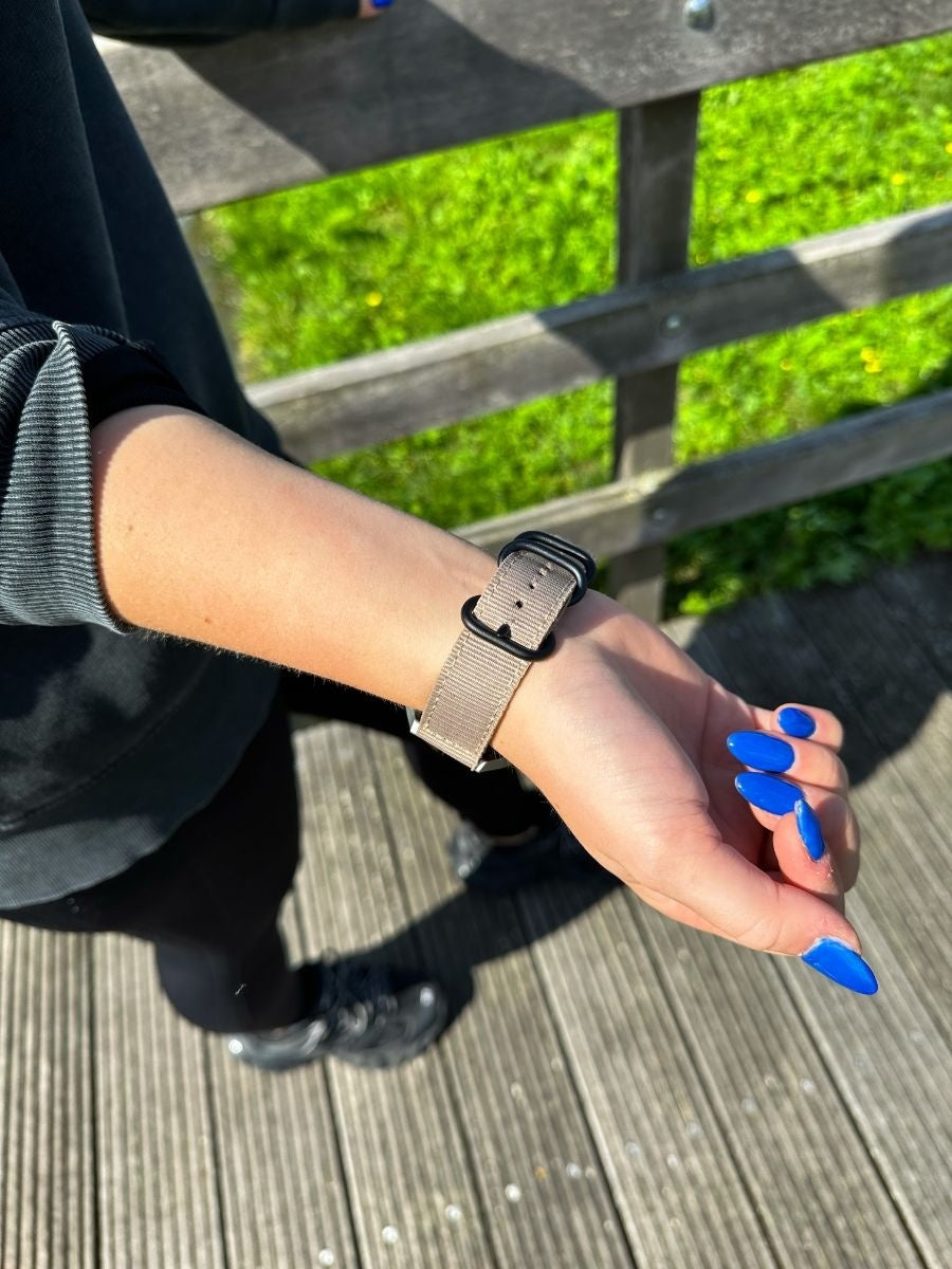 Redmi Watch 5 Active Nylon Buckle Strap (Khaki)