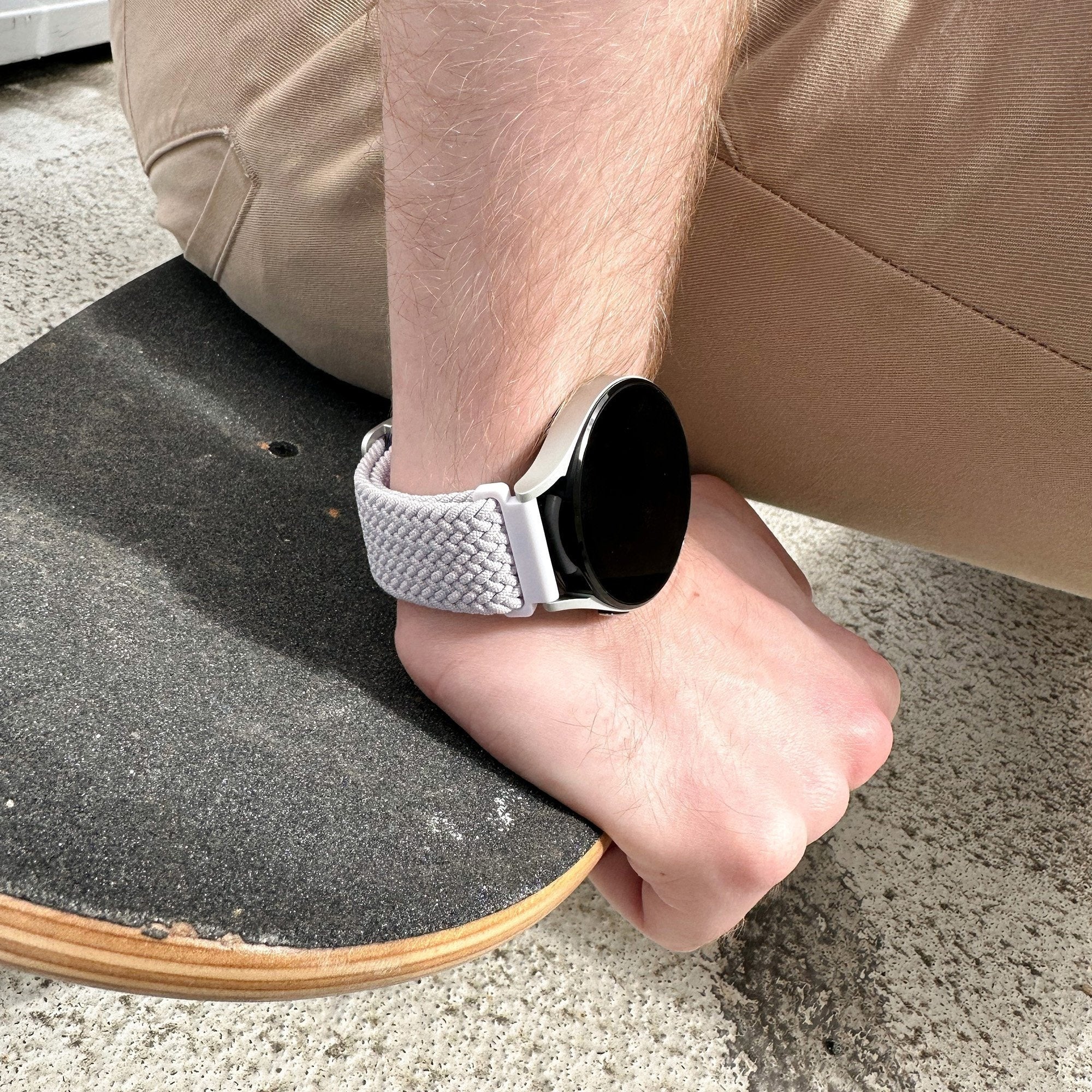 Suunto 9 Peak Adjustable Braided Strap (White)