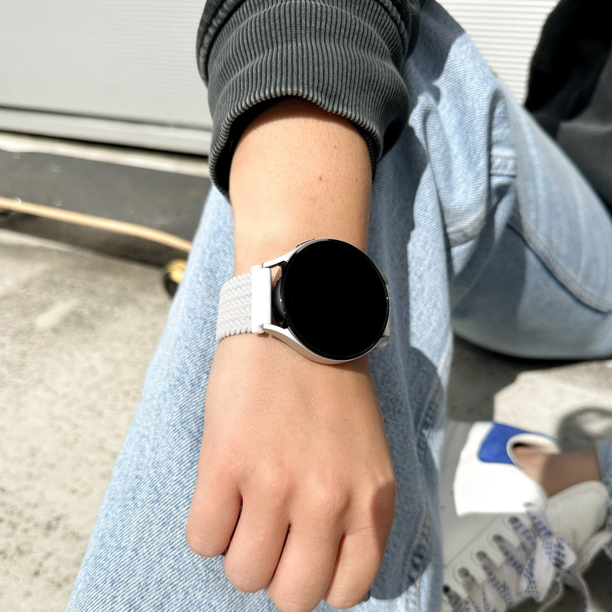 Suunto Race (S) Adjustable Braided Strap (White)