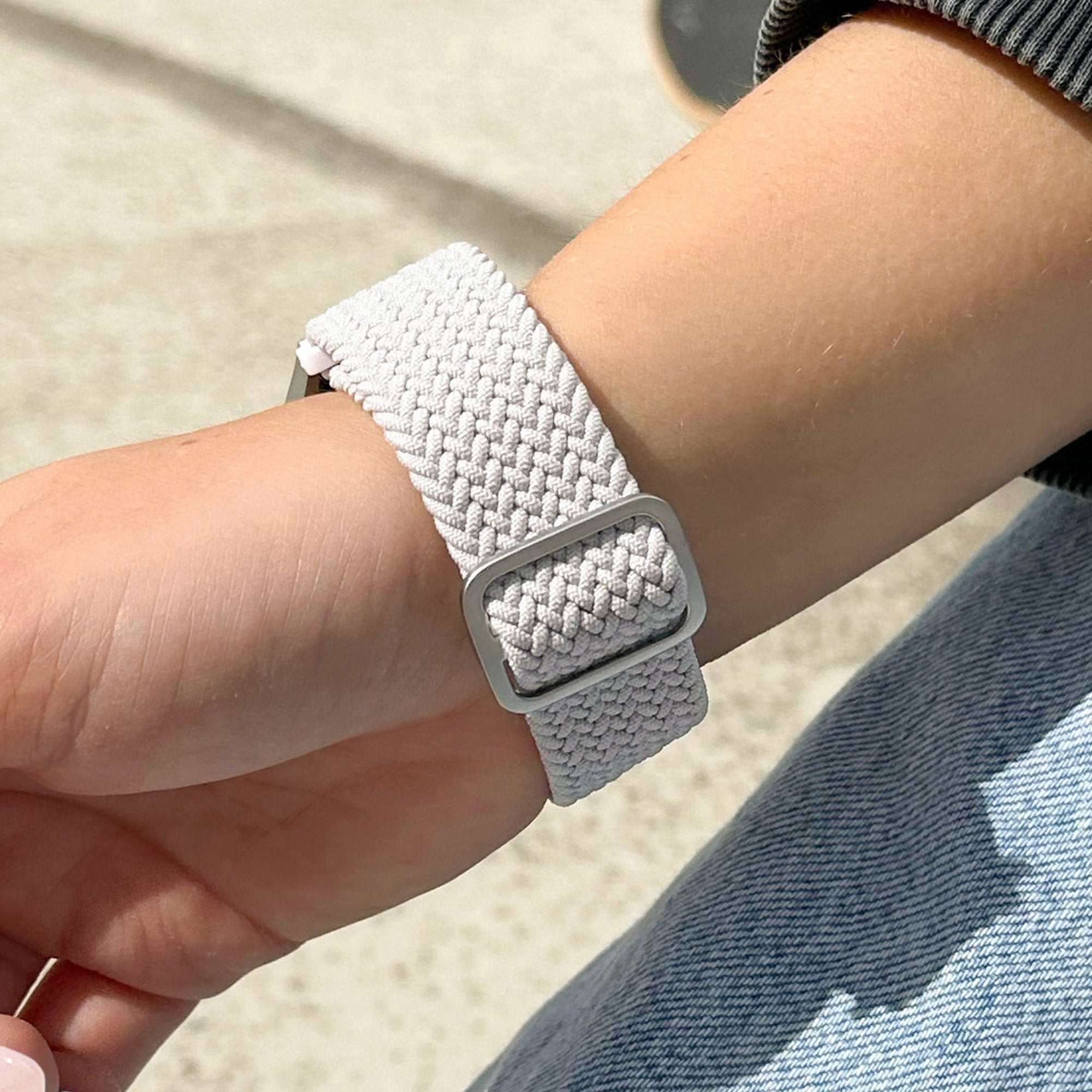 Suunto Race (S) Adjustable Braided Strap (White)