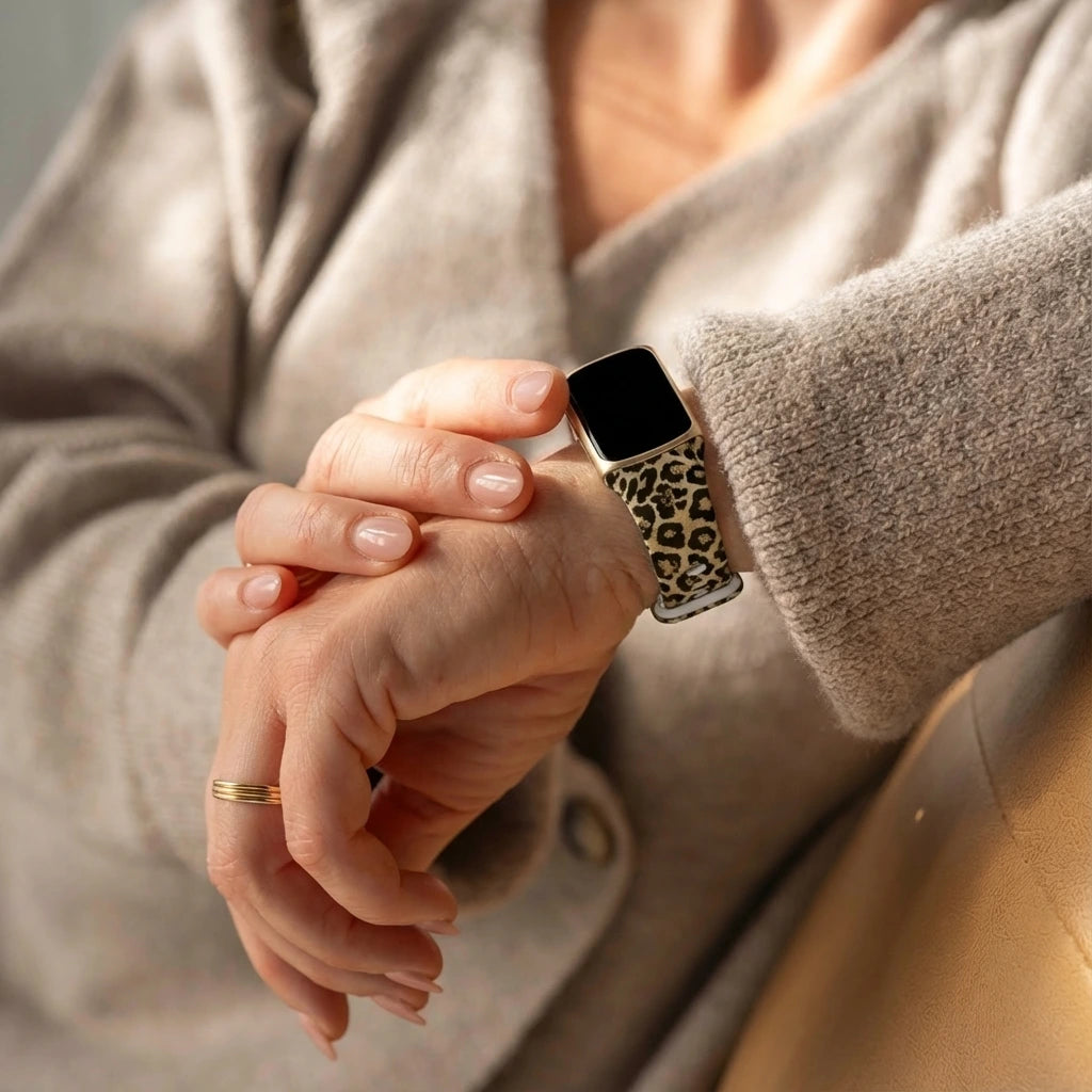 Lucky Leopard Fitbit Charge 5 Strap