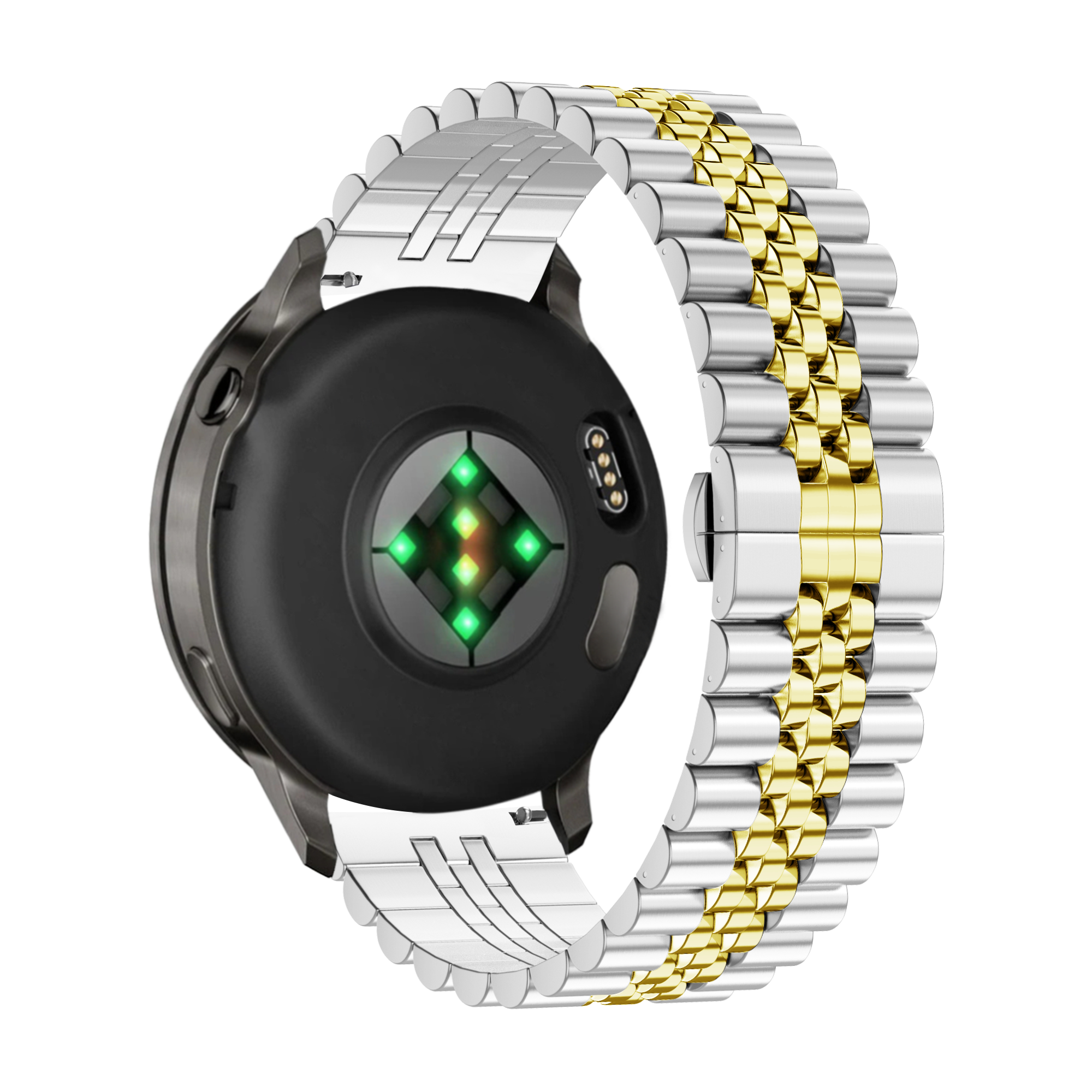 Bandz Garmin Venu 3s Steel Strap 'Jubilee' (Silver/Gold)