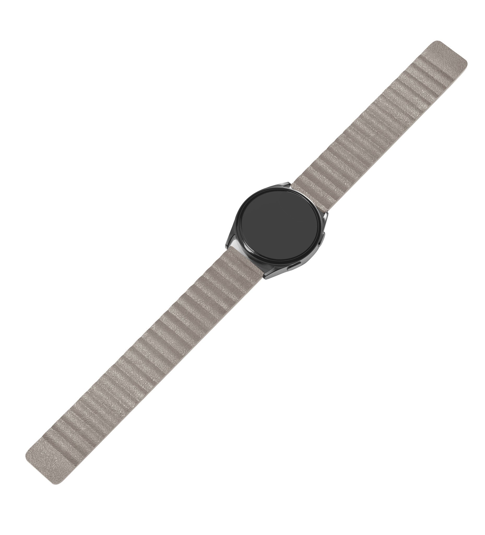 Amazfit Bip U (Pro) Leather Loop Strap (Khaki)